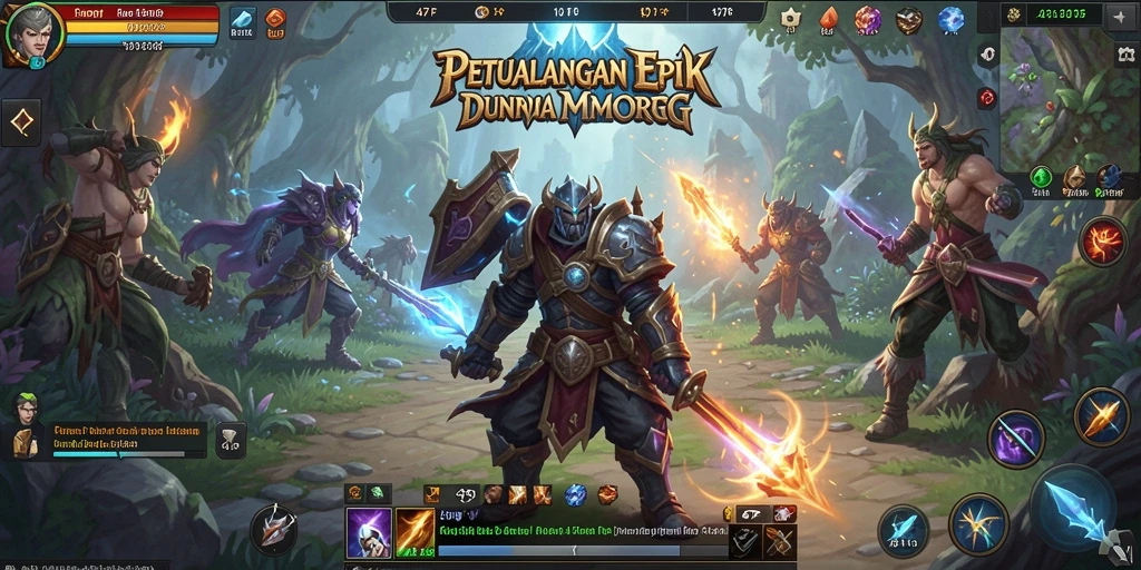 Tampilan gameplay petualangan yang mendebarkan di 47F.