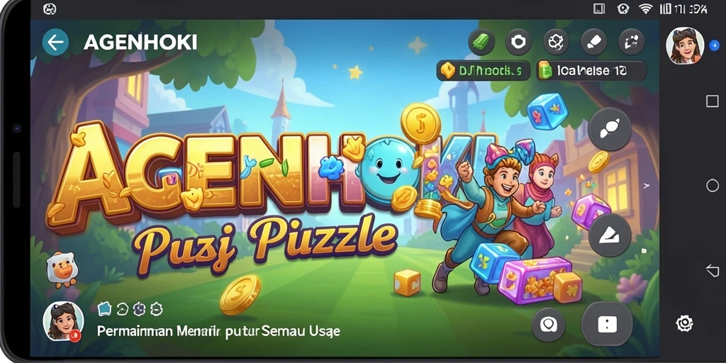 Tampilan luar gameplay AGENHOKI yang menantang dan interaktif.