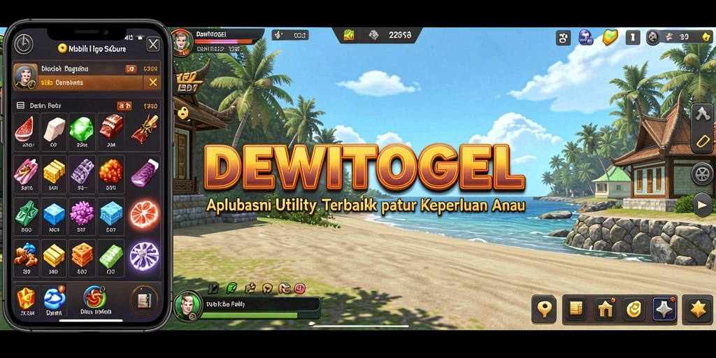 Tangkapan layar DEWITOGEL menampilkan antarmuka intuitif untuk pengelolaan aktivitas.