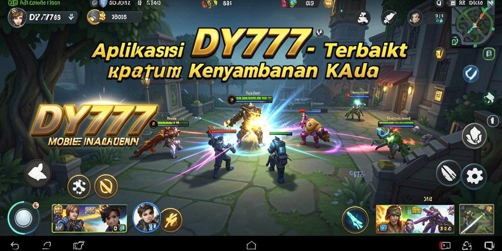 Screenshot utama DY777 menunjukkan antarmuka yang intuitif dan mudah digunakan.