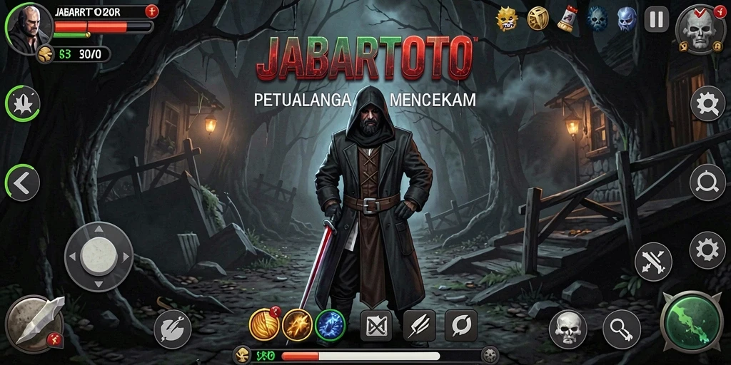 Screenshot JABARTOTO menampilkan momen-momen menyeramkan dari gameplay.