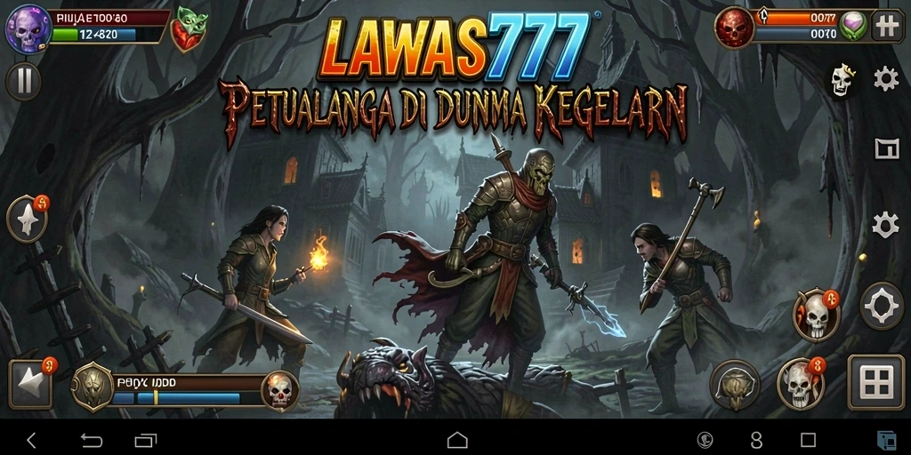 Tampilan gameplay menegangkan dari LAWAS777, suasana Horror yang mencekam.