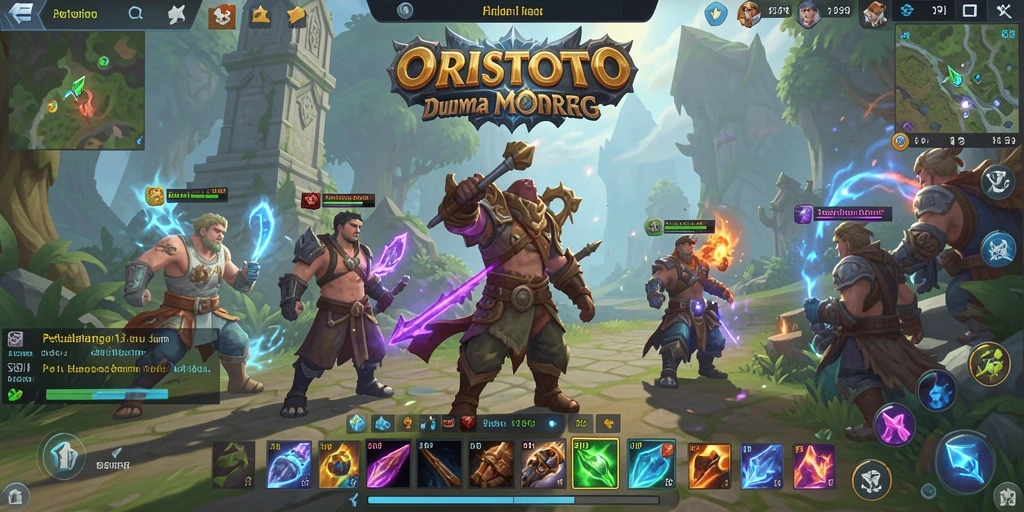 Tampilan gameplay seru di dunia fantasi ORISTOTO.