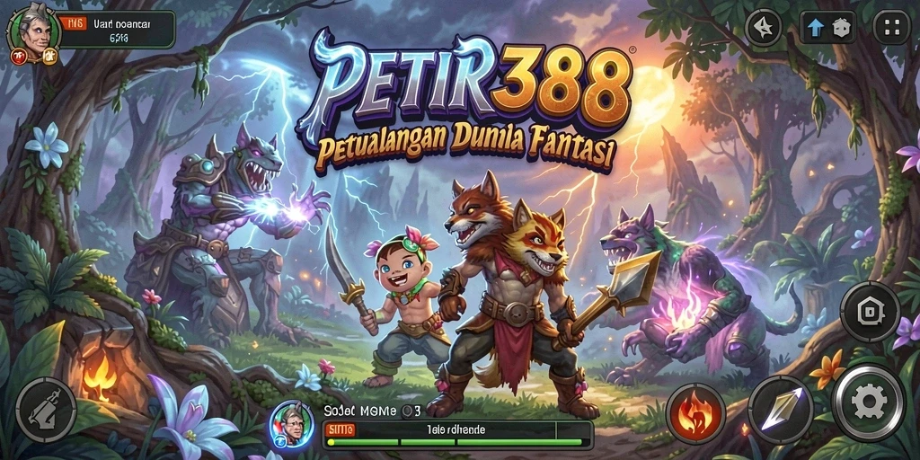 Tampilan menakjubkan dari gameplay petualangan PETIR388 yang seru.
