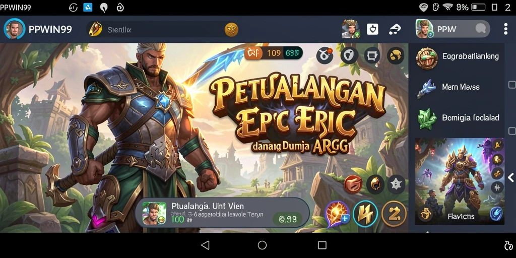 Gameplay PPWIN99 yang menampilkan aksi pertempuran ARPG yang mendebarkan.