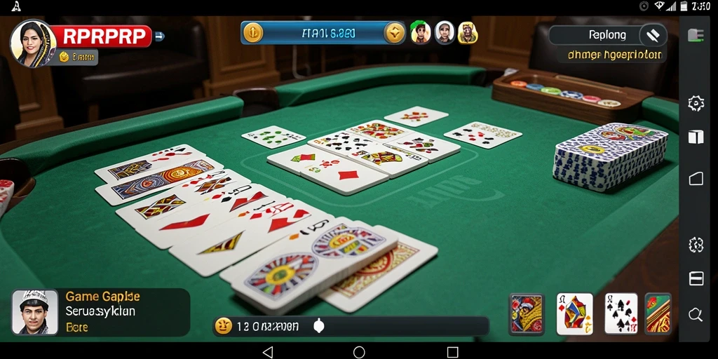Tampilan gameplay Gaple yang menarik dan interaktif.