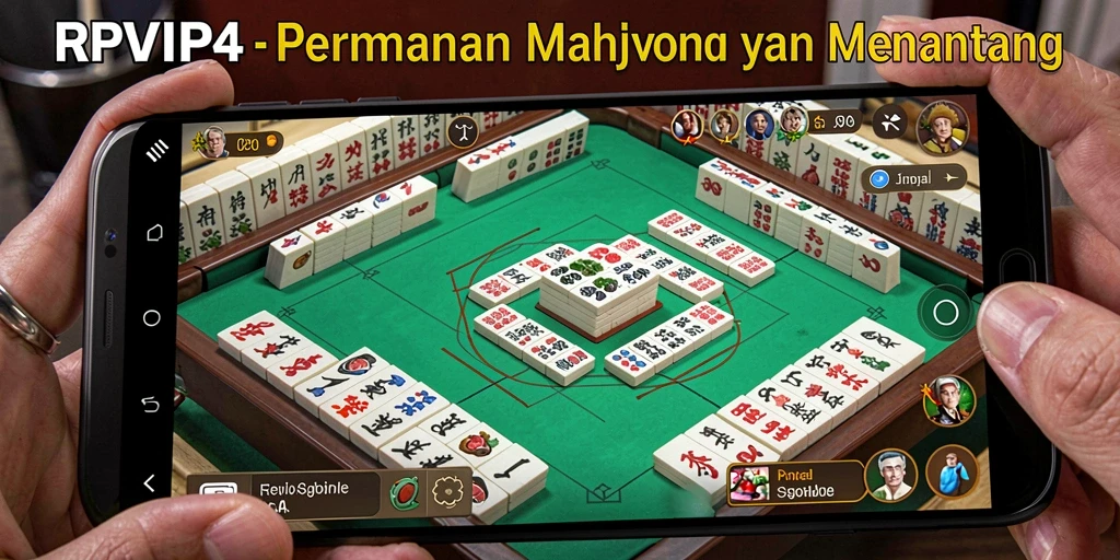 Tampilan menarik dari gameplay Mahjong di RPVIP4.