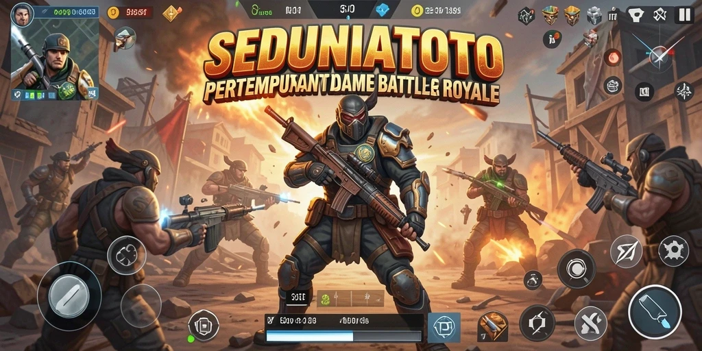 Tampilan menarik dari gameplay SEDUNIATOTO dalam pertempuran sengit.