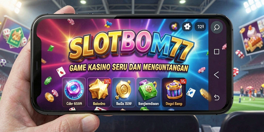 Tampilan menarik dari gameplay SLOTBOM77 yang mendebarkan.