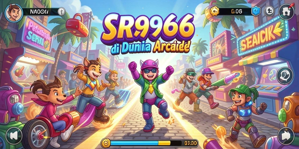 Tampilan gameplay SR996 yang mendebarkan dan penuh warna.