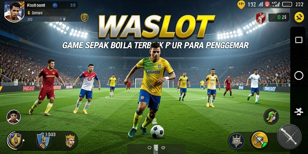 Tampilan gameplay WASLOT yang mendebarkan saat pertarungan di lapangan.